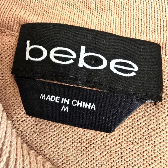 NEW- Bebe Women's Crochet Tube Midi Dress - Picture 4 of 7